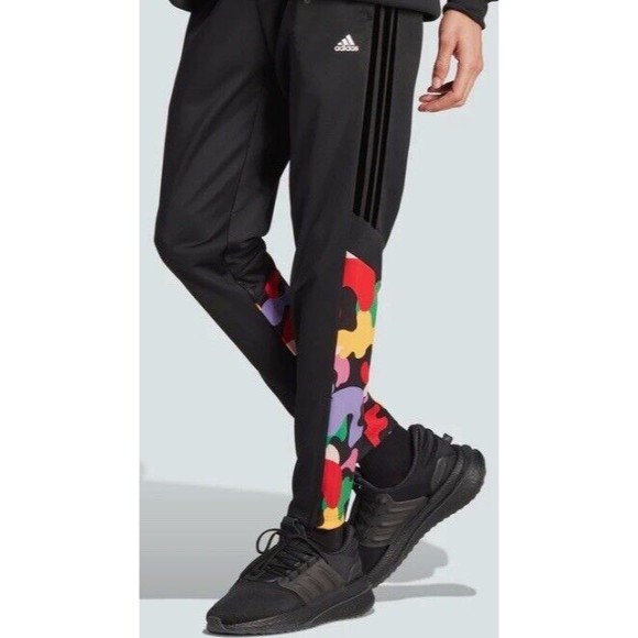 Adidas Tiro Training Pride Pants Mens Medium Black Rich Mnisi Aeroready - NWT - Picture 1 of 6